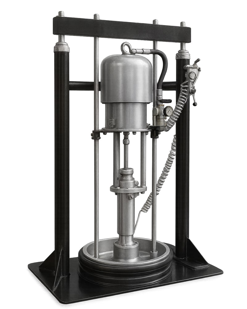 EX55 Насос экструзионный на раме для бочки 200л